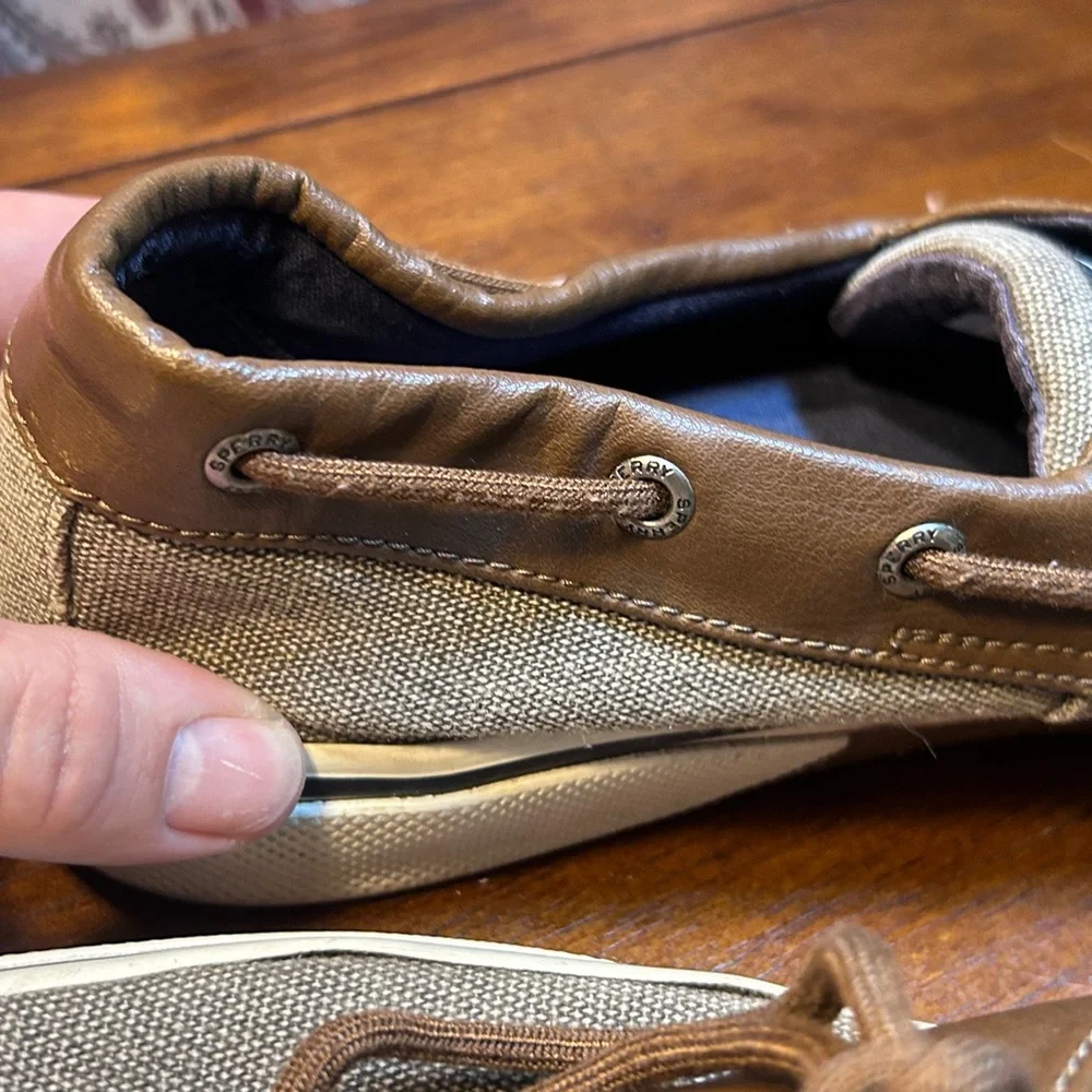 Sperry Men's Brown and Gray Boat Shoes